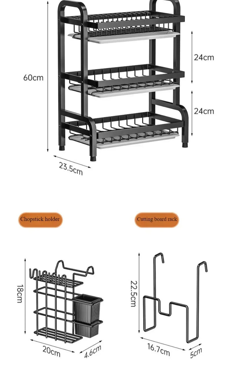 Escoador de Pratos e Utensílios - Cozinha Organizada